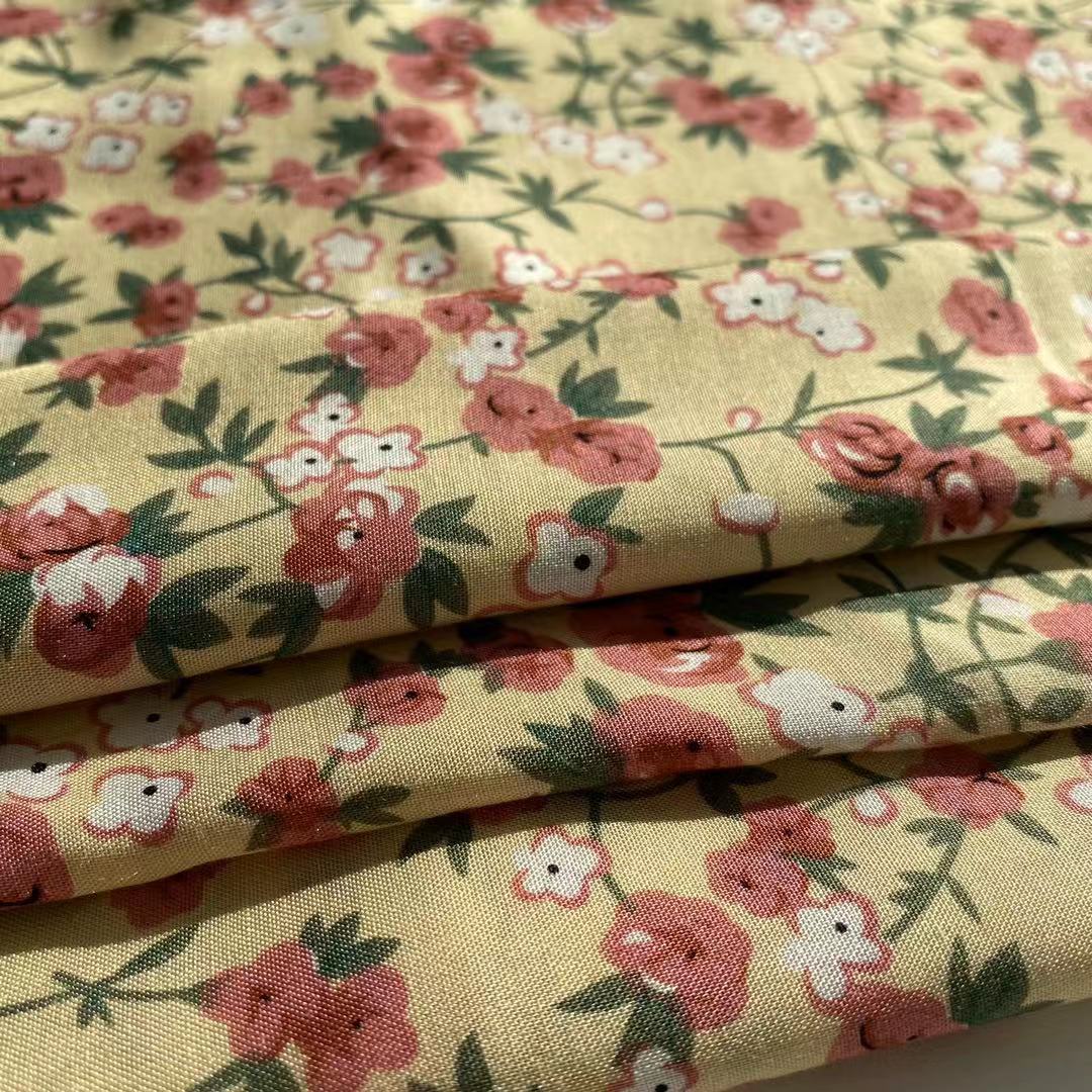 Mulinsen Textil 45S Challis 100 gedruckter Rayon -Stoff