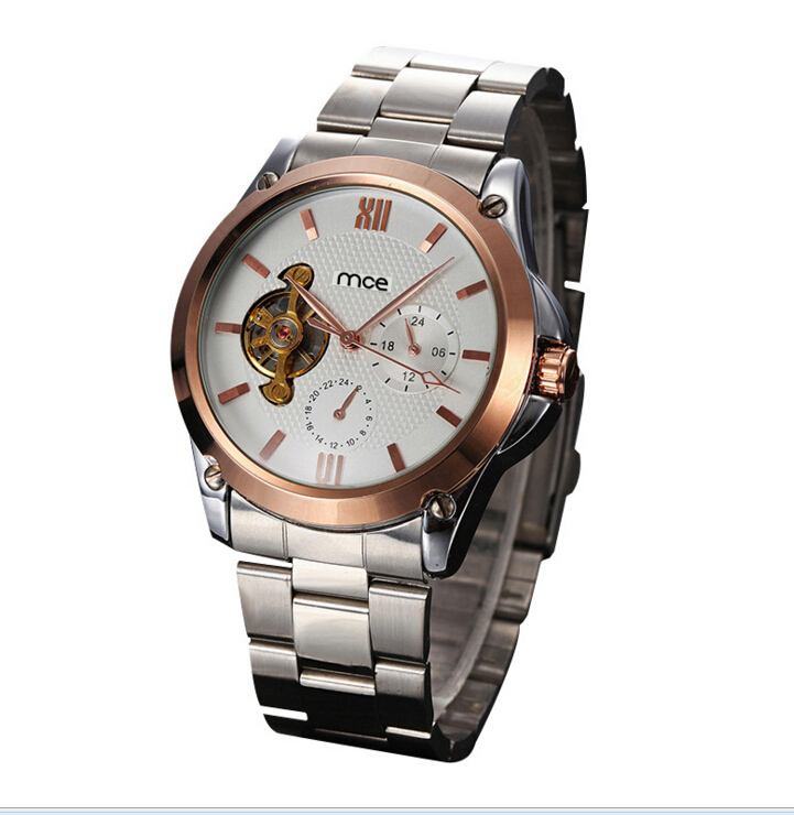 top 10 brands new design skeleton mechanical wrist watch