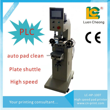 pad printer with  pad clean system