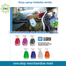 foldable plastic spray bottle