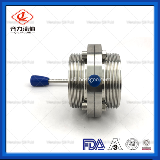 Sanitary Stainless Steel Butterfly Valve 12