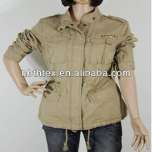 Lady's Woven Casual Uniform Cotton Shirt