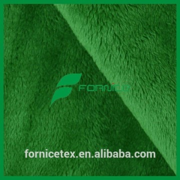 China manufacturer polyester Super Soft minky smooth fabric