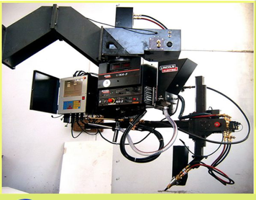 Máquina de corte e soldagem automática de sela