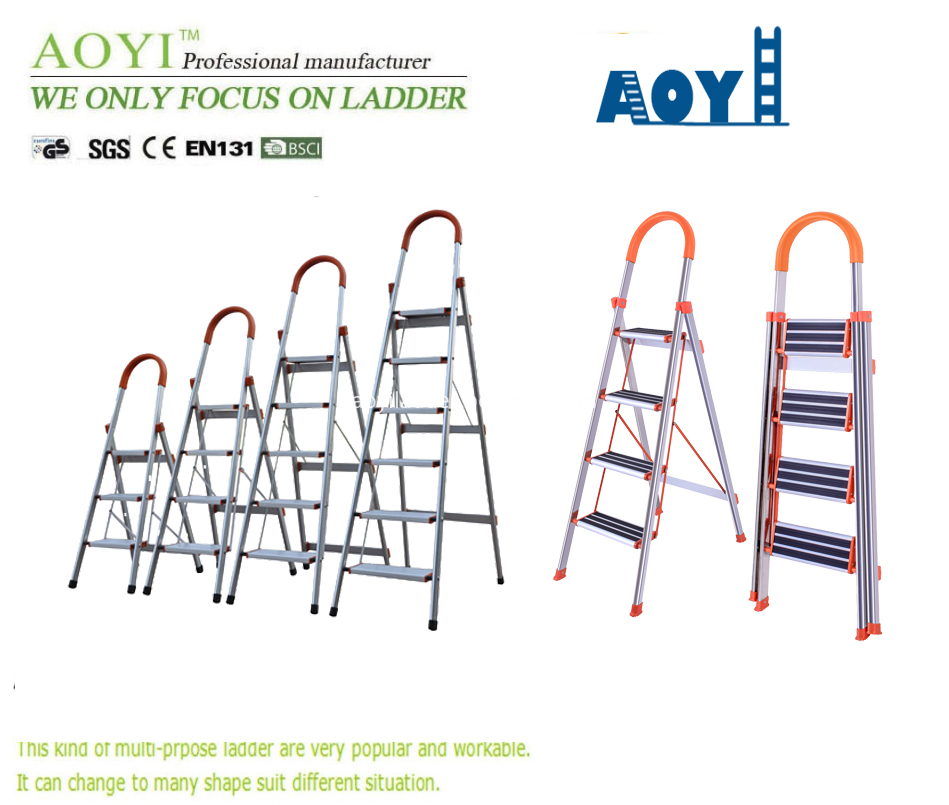 Non slip household 4 steps ladder