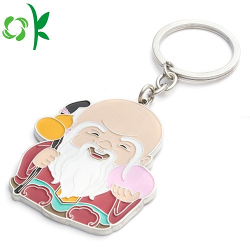 Presentes auspiciosos do projeto original que imprimem Keyrings do silicone