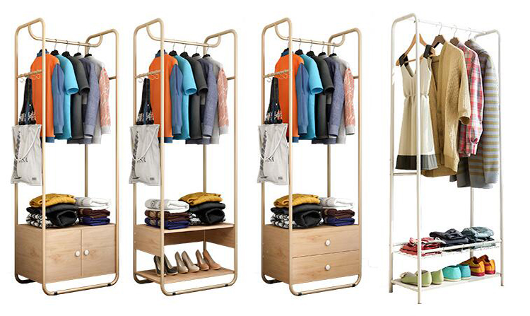 Coat Rack Clothes Hanger Stand Simple Hanger Multi-Function Rack