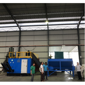 Bloque de chatarra de aluminio que hace la máquina briqueta prensa