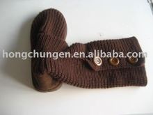 knitted boots