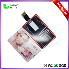 Credit Card USB Drive Memory Sticks Full Color Printing Logo Wafer Promotional Gifts