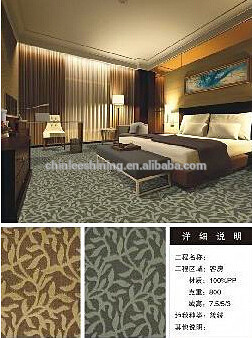 PP fiber, blending fabric and wool carpet, commercial wool five-hotel carpet