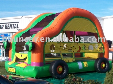 Inflatable car bouncer