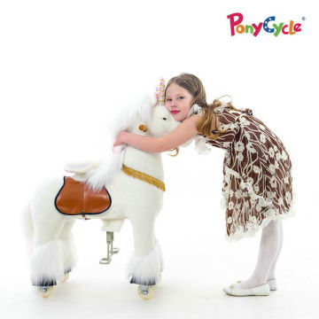 Pony Cycle White Ride on Walking Toy Horse Unicorn