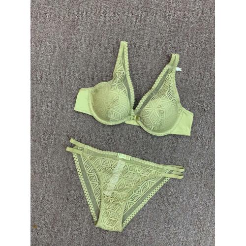 Auf Lager BH-Bikini-Set mit Spitzenüberzug mold