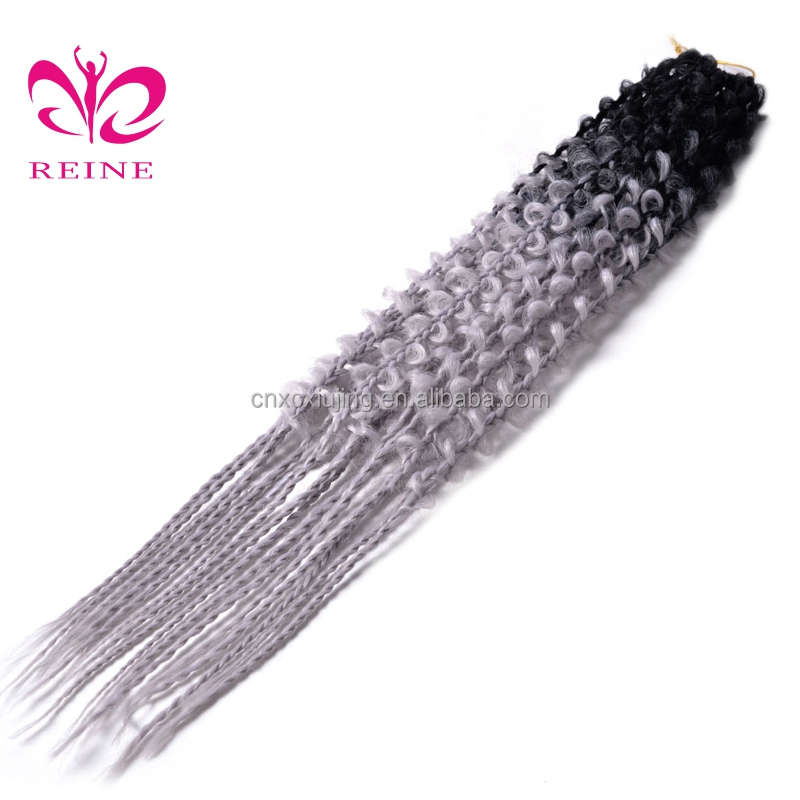 Wholesale  24/30 Inch Soft Butterfly Locs Crochet Braiding Hair Red Blue Straight Butterfly Locs Box Braiding Hair Extensions