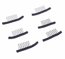 AliLeader Wholesale Black Combs Ladies Hair Combs Metal Wig Combs For Making Wigs