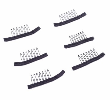 AliLeader Wholesale Black Combs Ladies Hair Combs Metal Wig Combs For Making Wigs