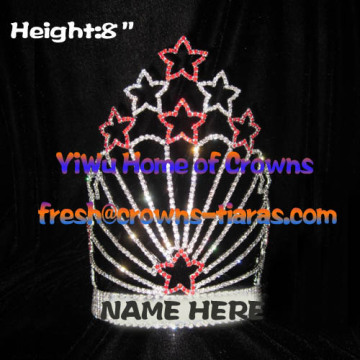 Rhinestone Star Shaped Pageant Crowns