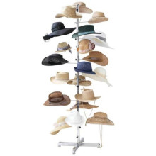 Floor Retail or Home Display Hat Rack Chrome