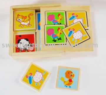 wooden educational puzzle