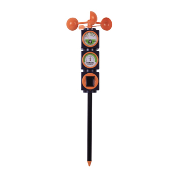 Professional Anemometer: Accurate Wind Speed Measurement Tool with Revolving Wind Cups and Vanes