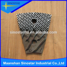 paper pulp double disc refiner plate