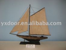 Antique ship model ,wooden sail boat model (2907-80)ship model