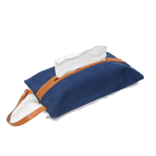 Simple Canvas Tissue Box Case - Indoor/Outdoor Leather Tissue Holder