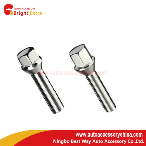 Conical seat wheel bolt