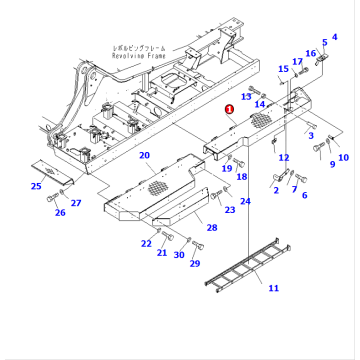 21N-53-32132 Paso adecuado para piezas de excavadora PC1250-8R