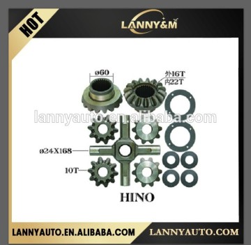 Hino differential parts ,HINO truck differential gears set ,differential planetary gears, axle gears, cross shaft