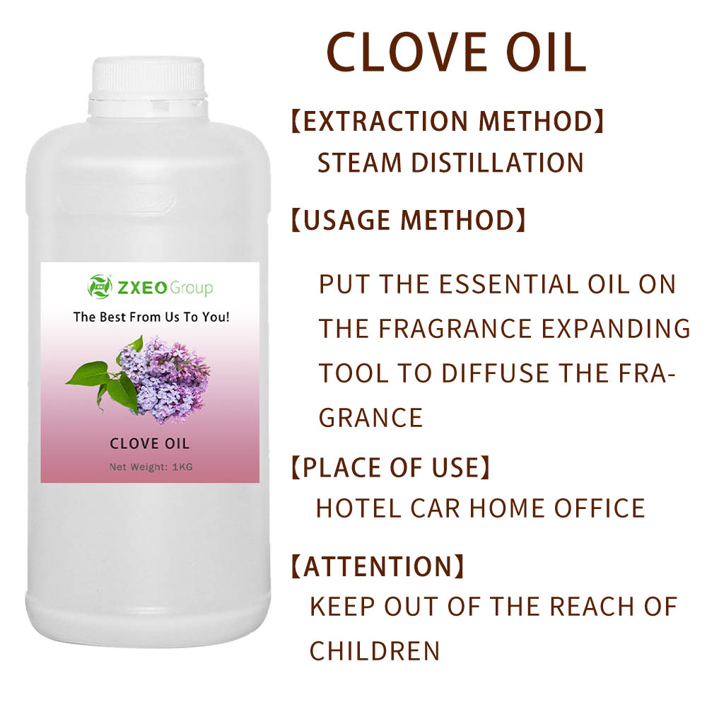 Parola olio essenziale al 100% olio di foglie di chiodi di garofano puro