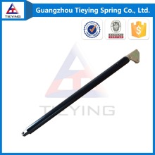 Lockable gas spring with special connector fitting gas struts