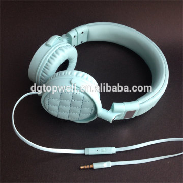 High quality PU leather headphone for smart phone