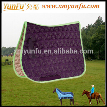 Ecole Swirl Stitch Saddle Pad