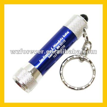 Promotion 3 Bulbs LED Keyring Torch Flashlight