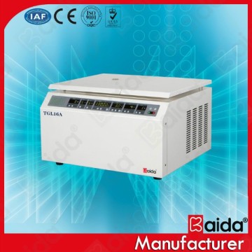 TGL16A 16000rpm refrigerated centrifuge, refrigerated table top centrifuge