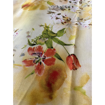 Breathable 100% Rayon Print Fabrics For Summer Dress