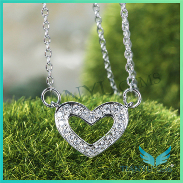 Wholesale Fashion Moissanite Diamond Pendants Charms 925 Sterling Silver Necklace