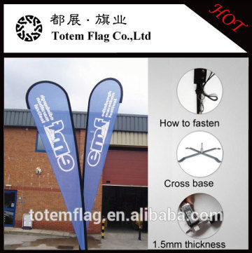 Cheap Polyester Beach Teardrop Flags