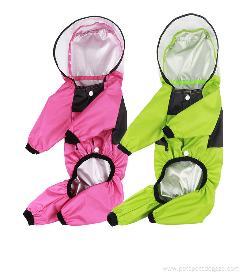 Raincoat Outdoor Waterproof Dog Clothes Pet Puppy Feet