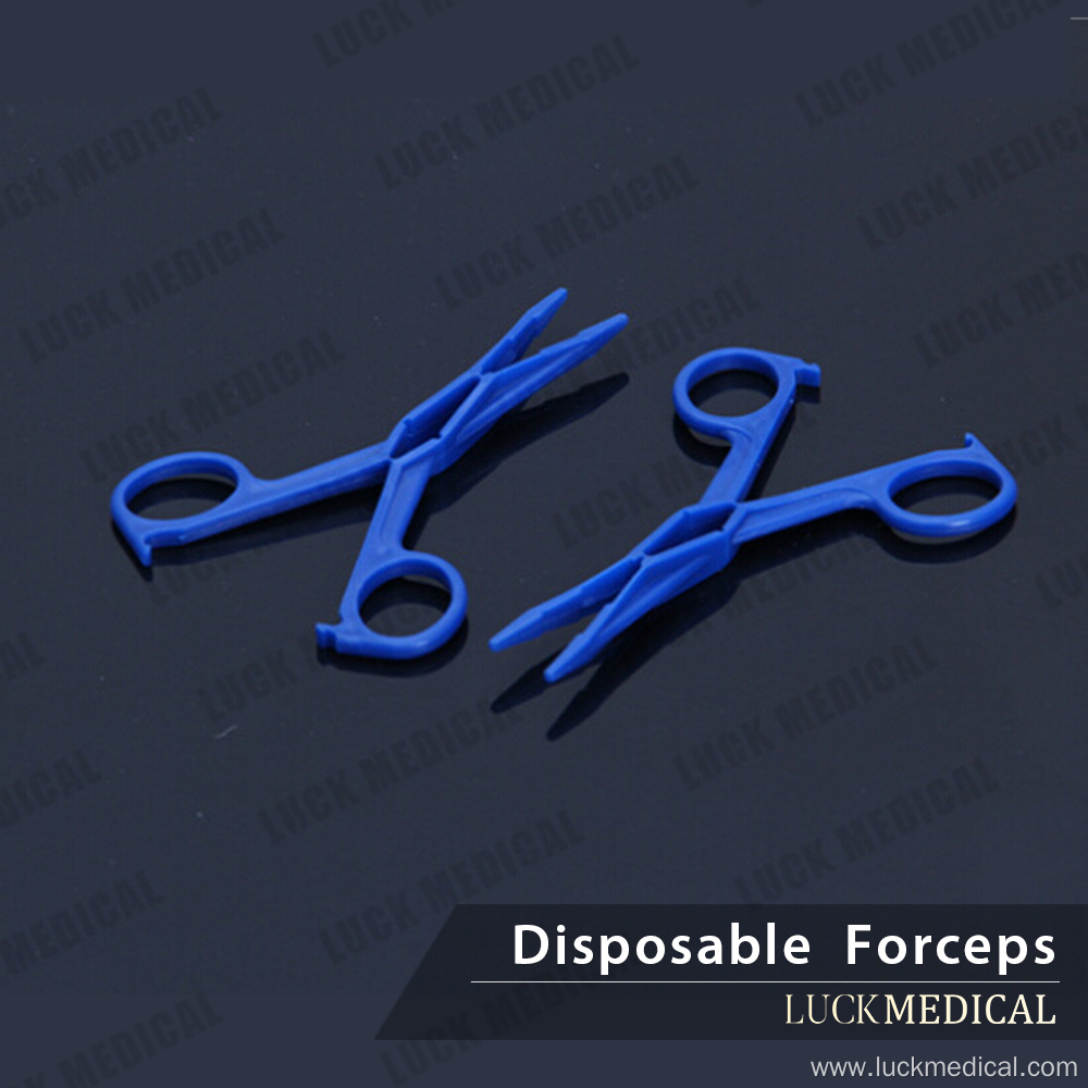 Disposable Plastic Medical Forceps Disposable Tweezers