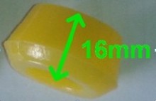 Small conical rubber lining