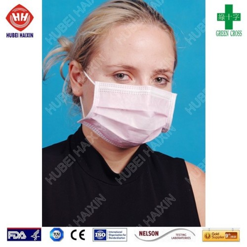 3 Ply disposable nonwoven face mask