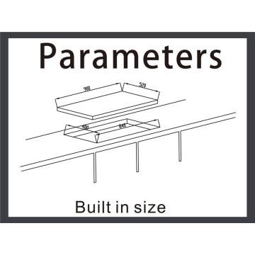 built-in 5 burner gas hob with tempered glass