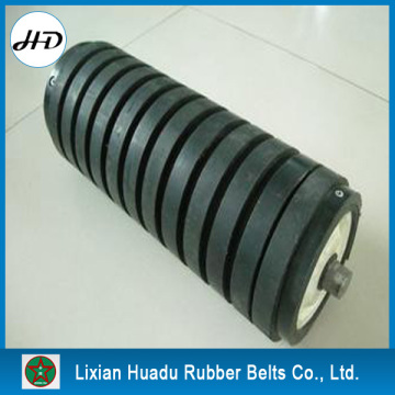 coal mining industry belt conveyor Impact rubber idlers