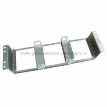 Back Mount Frame for 10 Pairs LSA Module, 19-inch Rack Mounted, Stainless Steel, 15 Ways