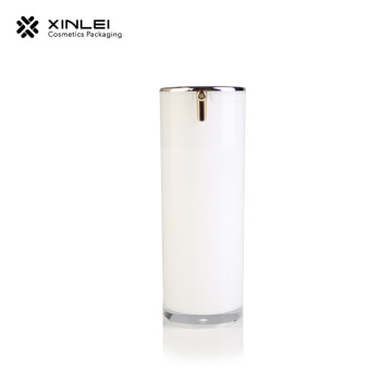 Bouteille d&#39;aspiration acrylique ronde en forme de U blanc de 40 ml