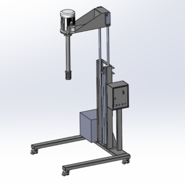 Movable Customized Pneumatic Explosion Proof Mixer Agitator