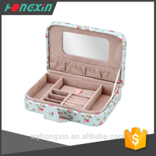 Mirror box wholesale mirrored Top Performance Supplier jewelry cases drawer handles with flower pictures